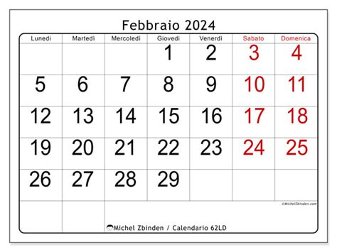 domenica 25 febbraio 2024